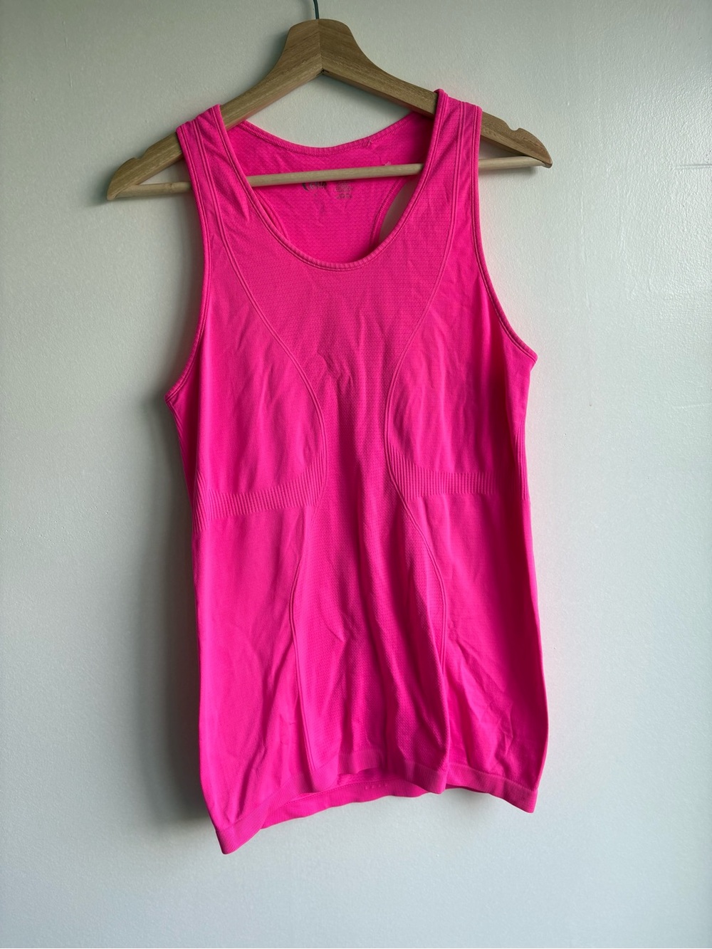 Zyia Active Hot Pink Copper Charged Racerback Tank Top Size Large